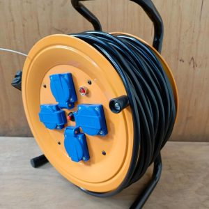 Dera heavy-duty industrial extension cable reel Cable coil 2.5m by 50m